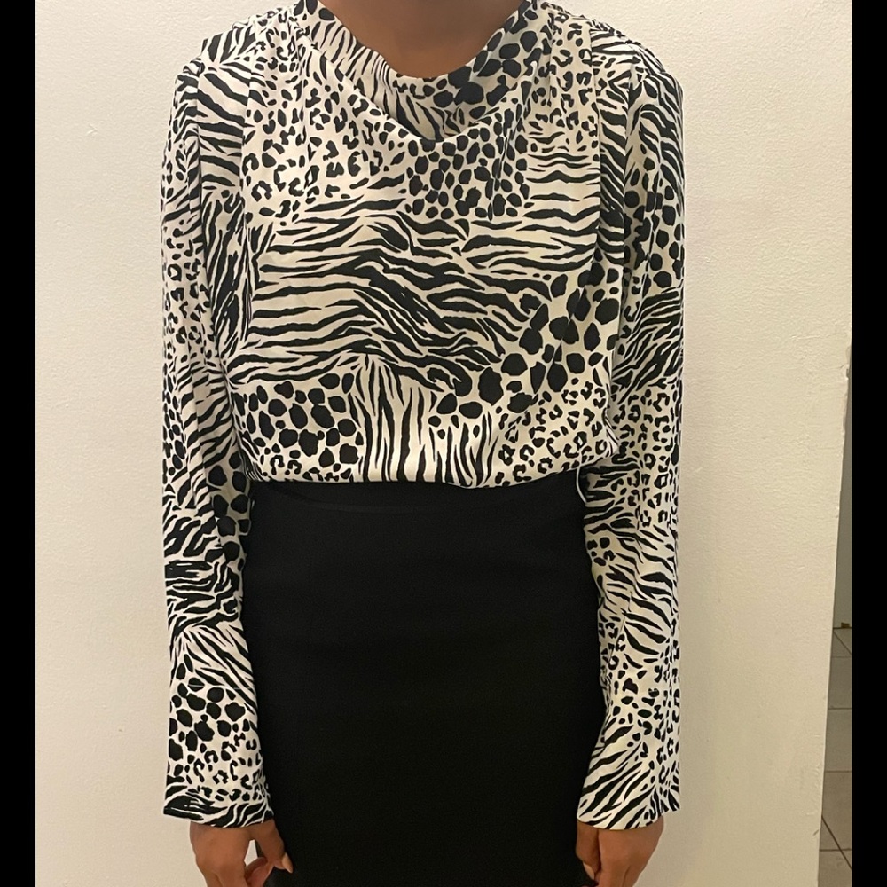 Gina tricot black and white